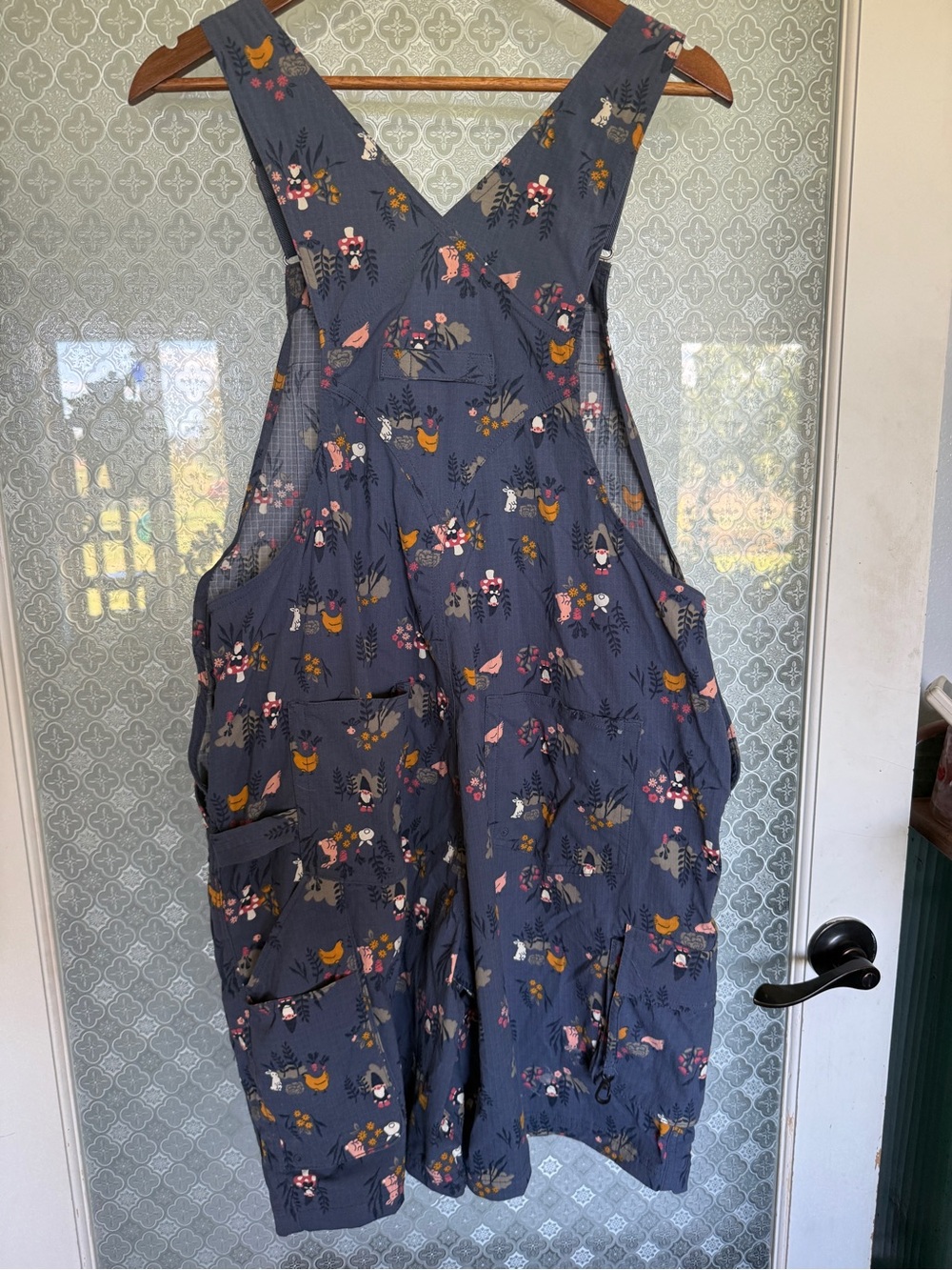 Floral Print Utility Jumpsuit in Charcoal